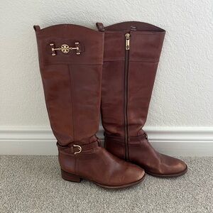 Tory Burch Brown Leather Boots